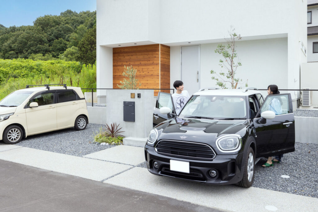 佐藤建設 駐車スペース