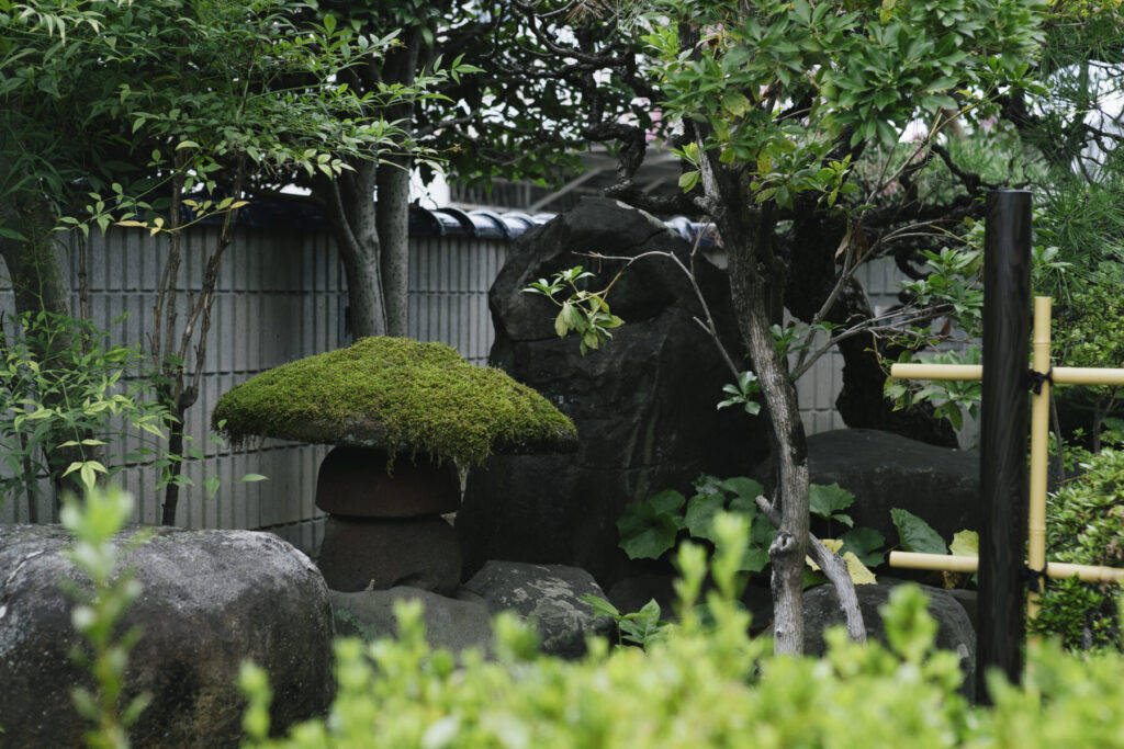 早川木材 庭