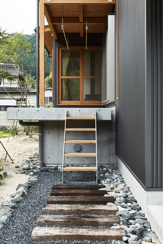 ヌックのある部屋 外からの風景