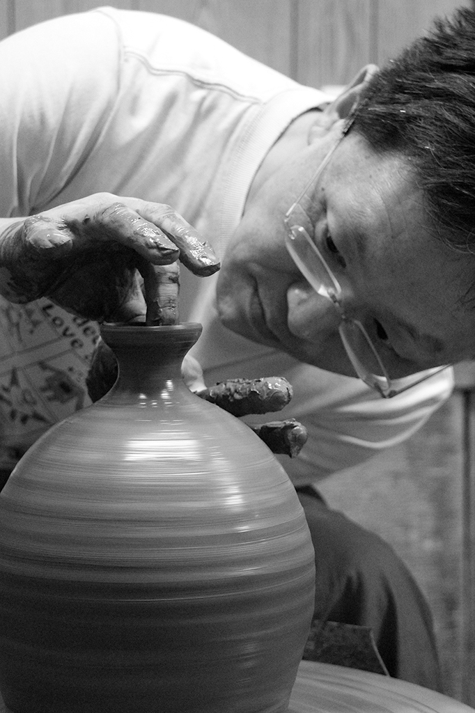 伝統的工芸の備前焼
