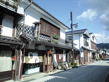勝山の古い町並み