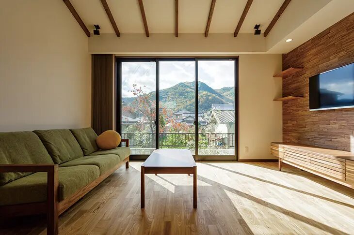 平屋リビング（イチマルホーム）