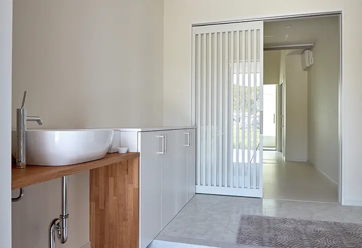 平屋洗面台（近藤建設興業）