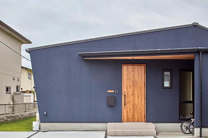 平屋外観（まんてん）