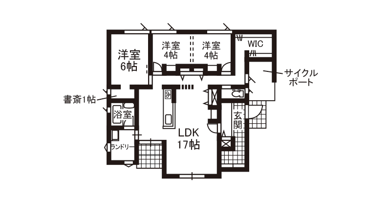 ミニマムな平屋 まんてん