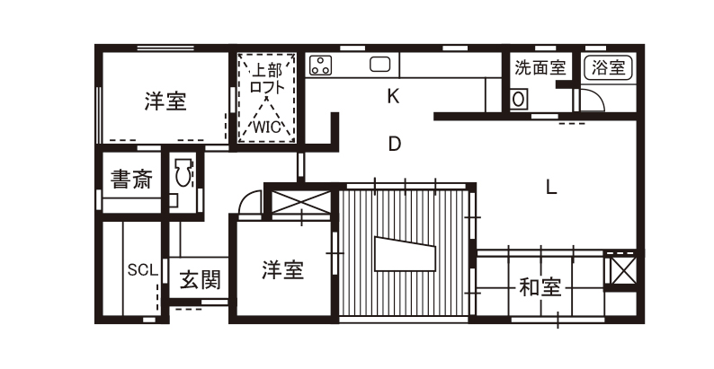 ミニマムな平屋 セントテ