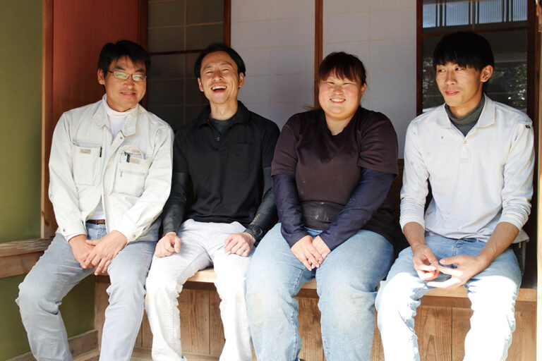 左官職人たち