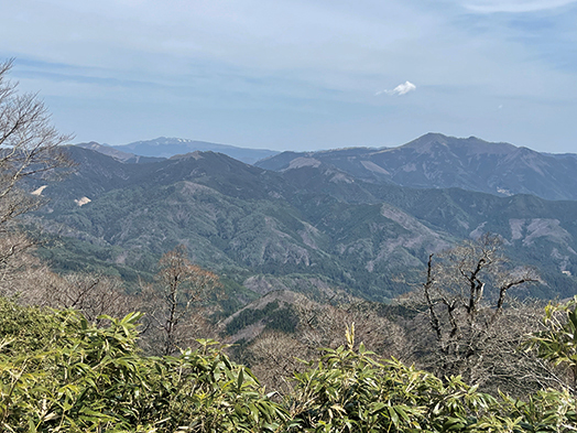 瀬戸内の名山 後山 中国山地の山並み