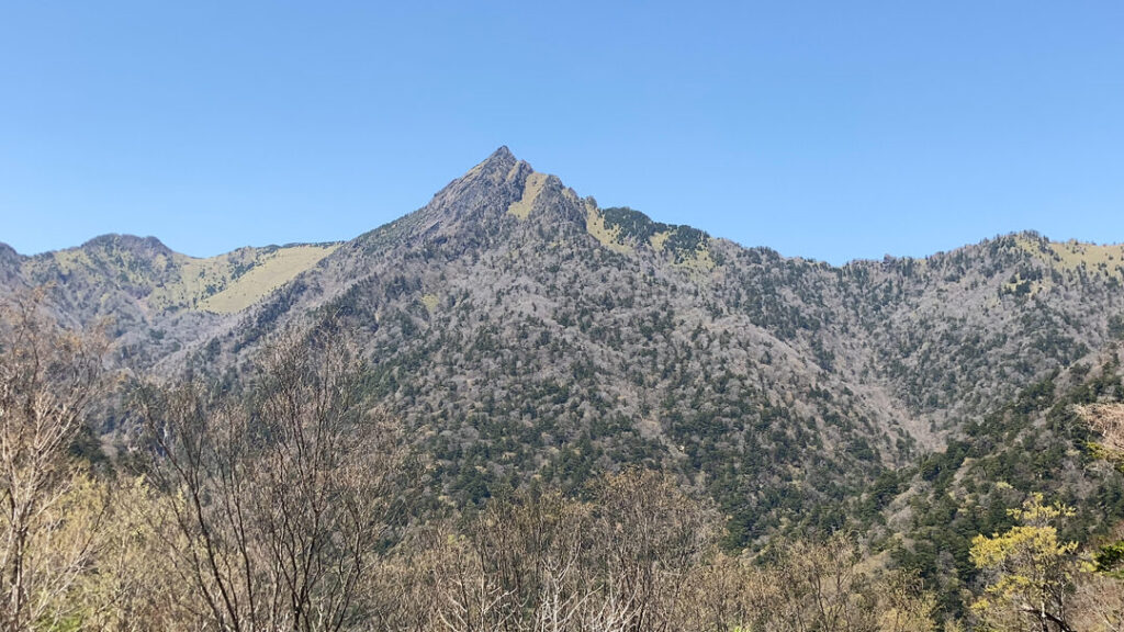 四国山地「石鎚山」