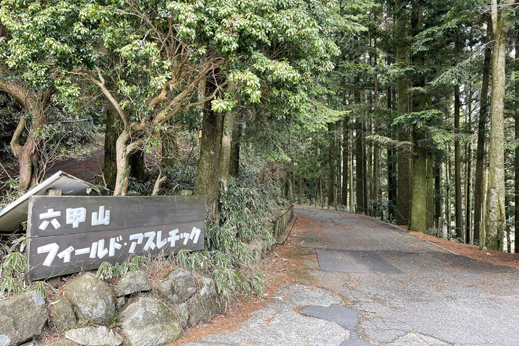 沿道にはアスレチックなど、家族連れで楽しめる施設も豊富。