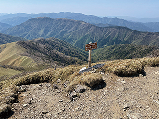 山頂からの景色