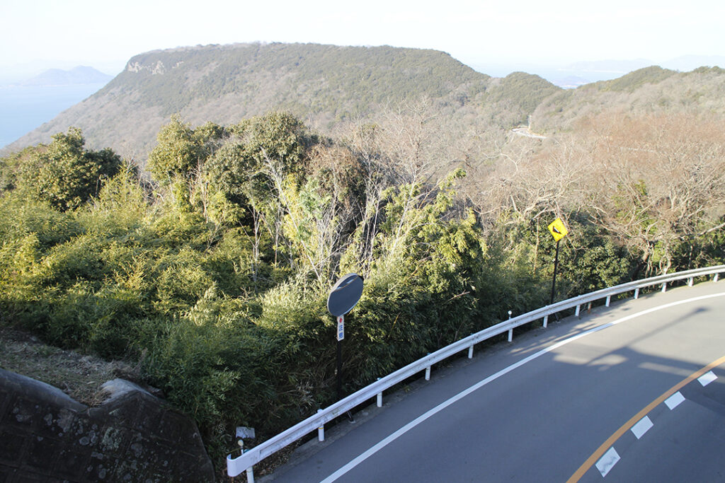 山上駐車場付近からの眺め