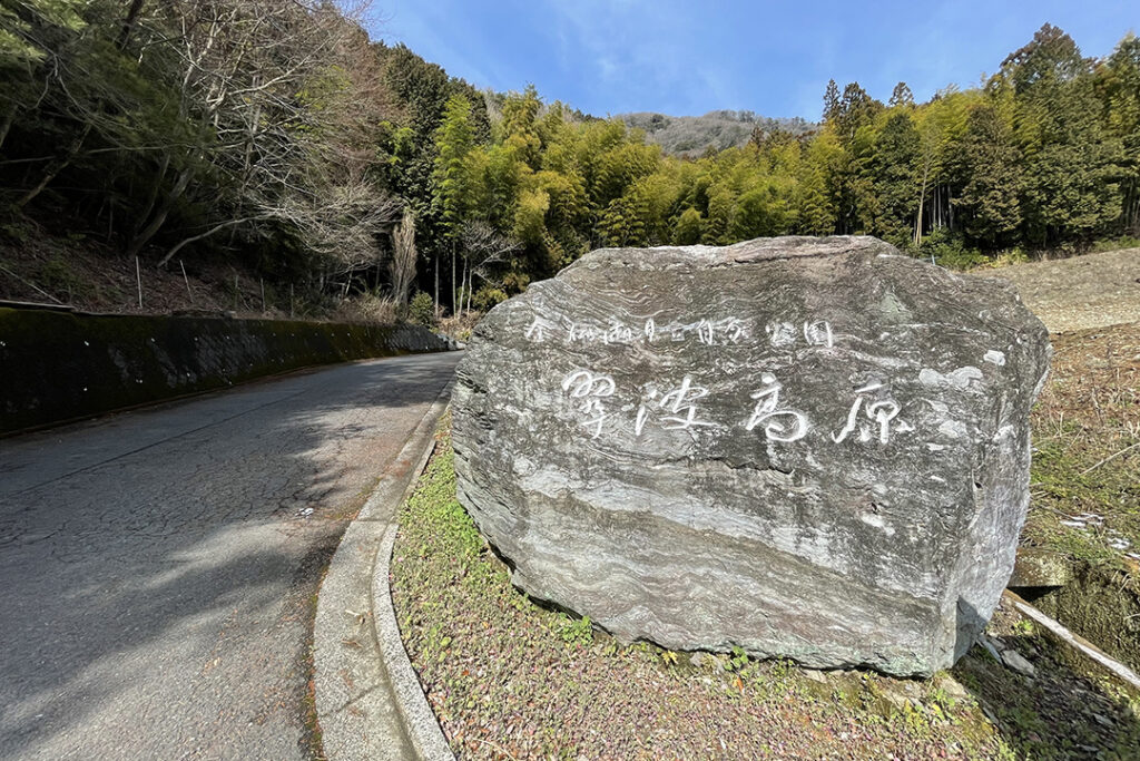 国道319号の法皇トンネルを抜けてすぐの道