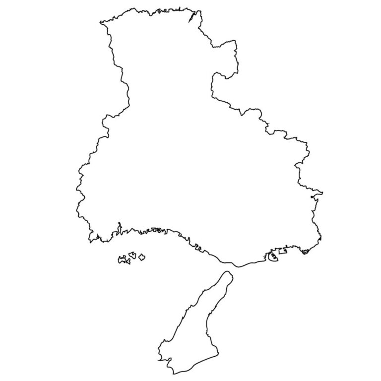 兵庫県の地図