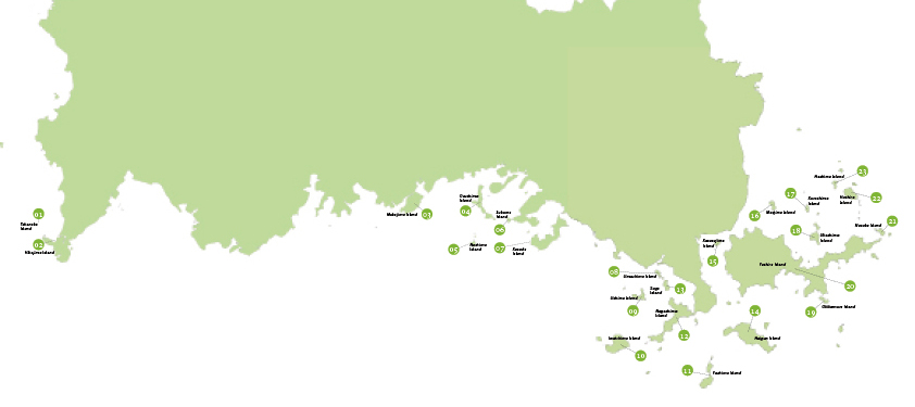 山口県の有人島