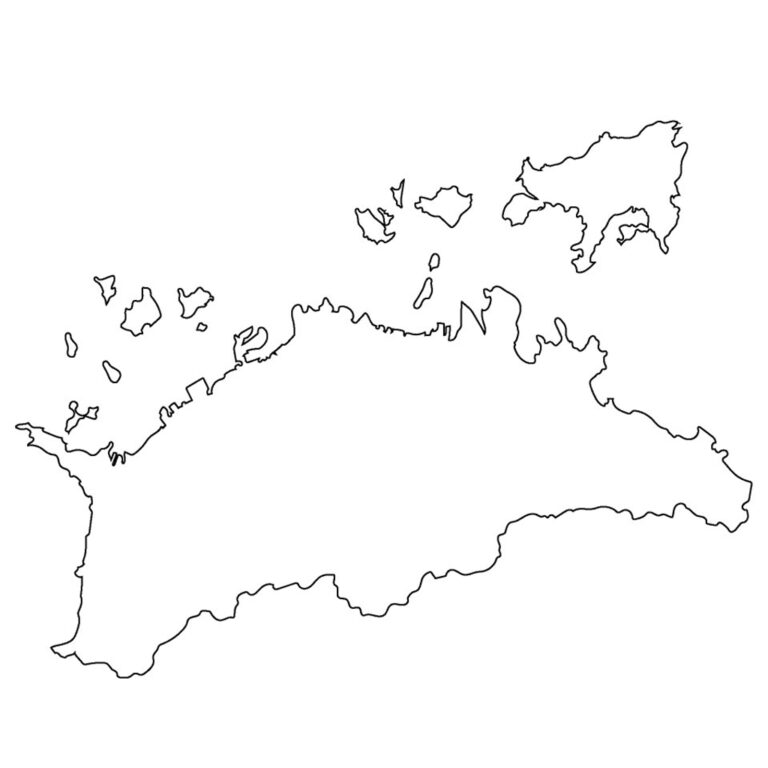 香川県の地図