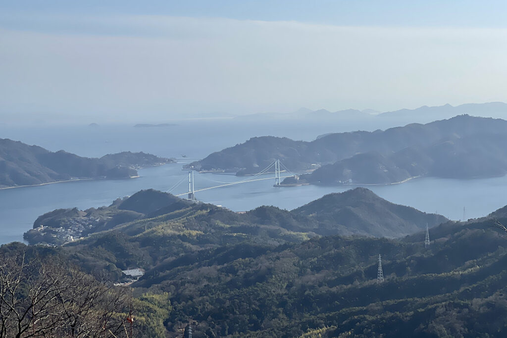 「鉢巻展望台」からの眺め
