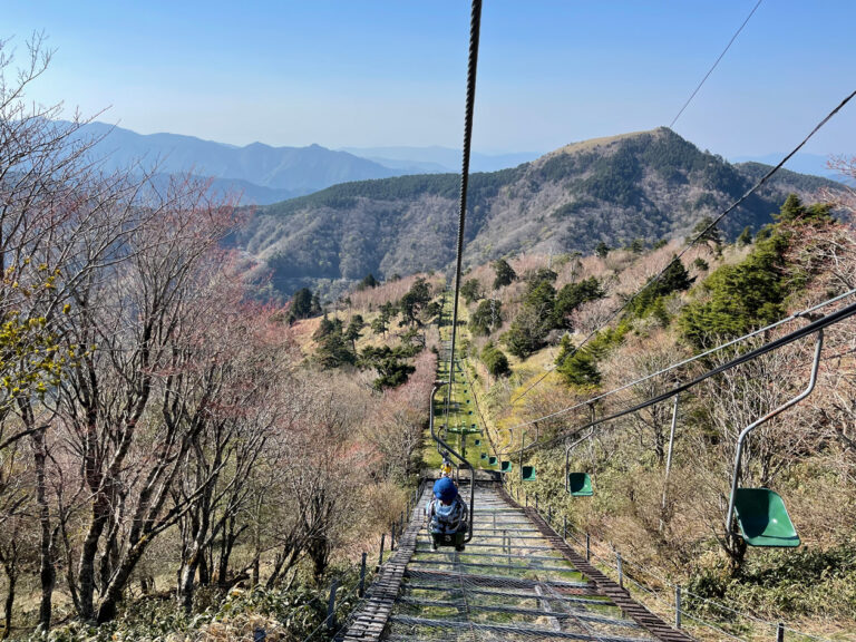 リフトで優雅に下山