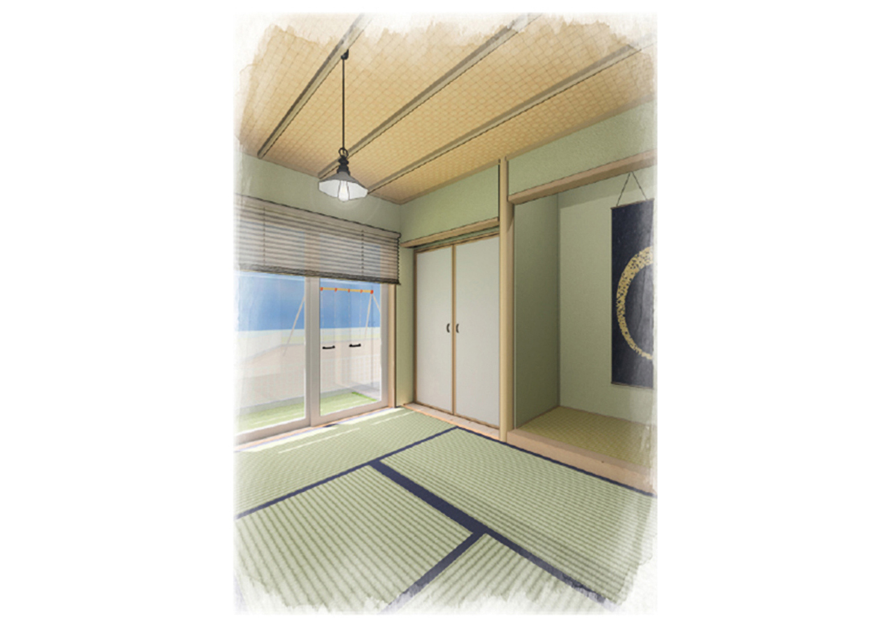 おかやま住宅工房　内観パース
