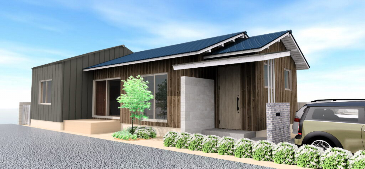 木創　外観パース