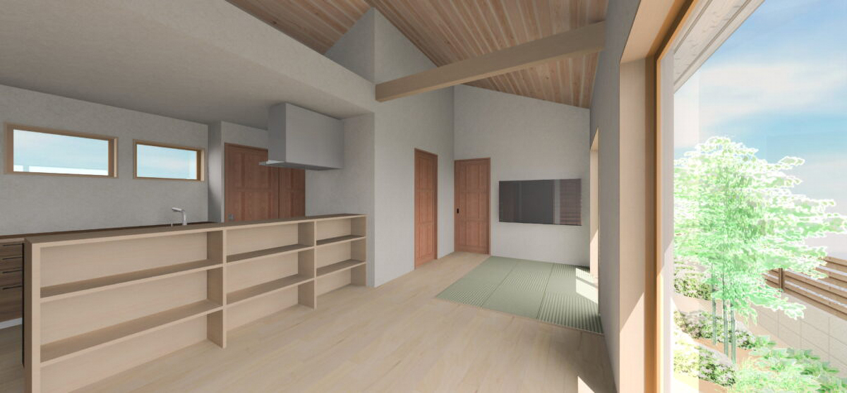 木創　内観パース