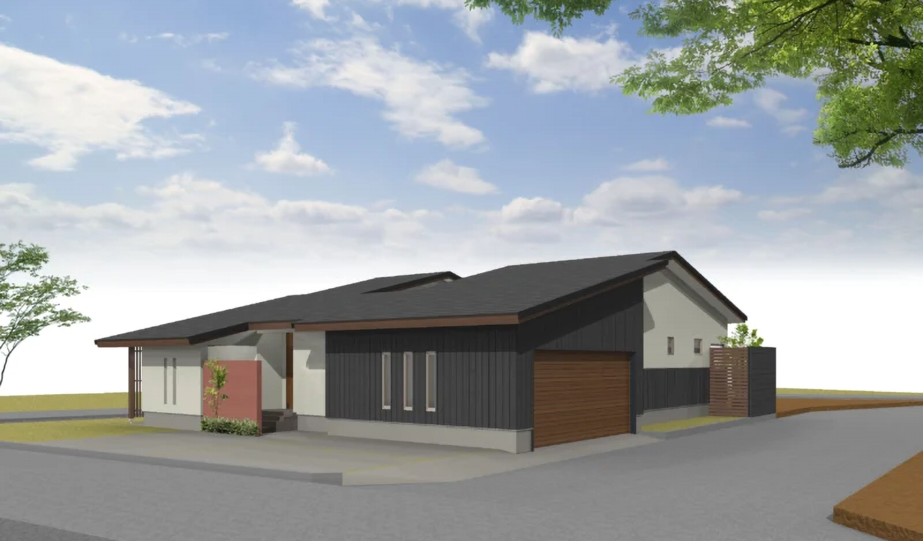 設計工房 枻(かい) 外観パース