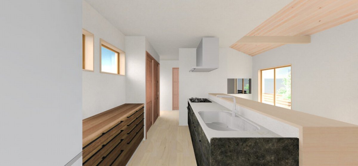 木創　内観パース