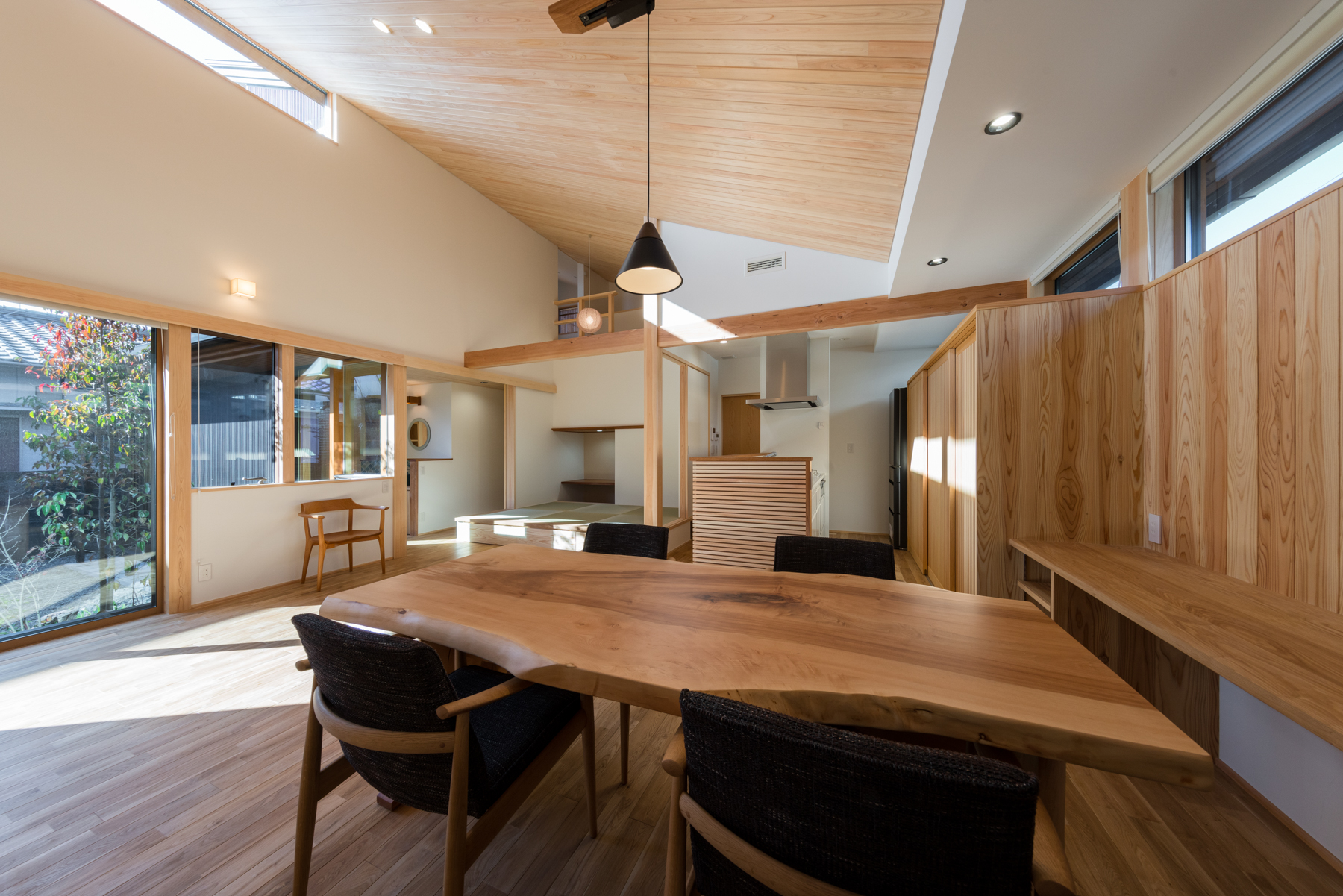 きなりの家　リビング