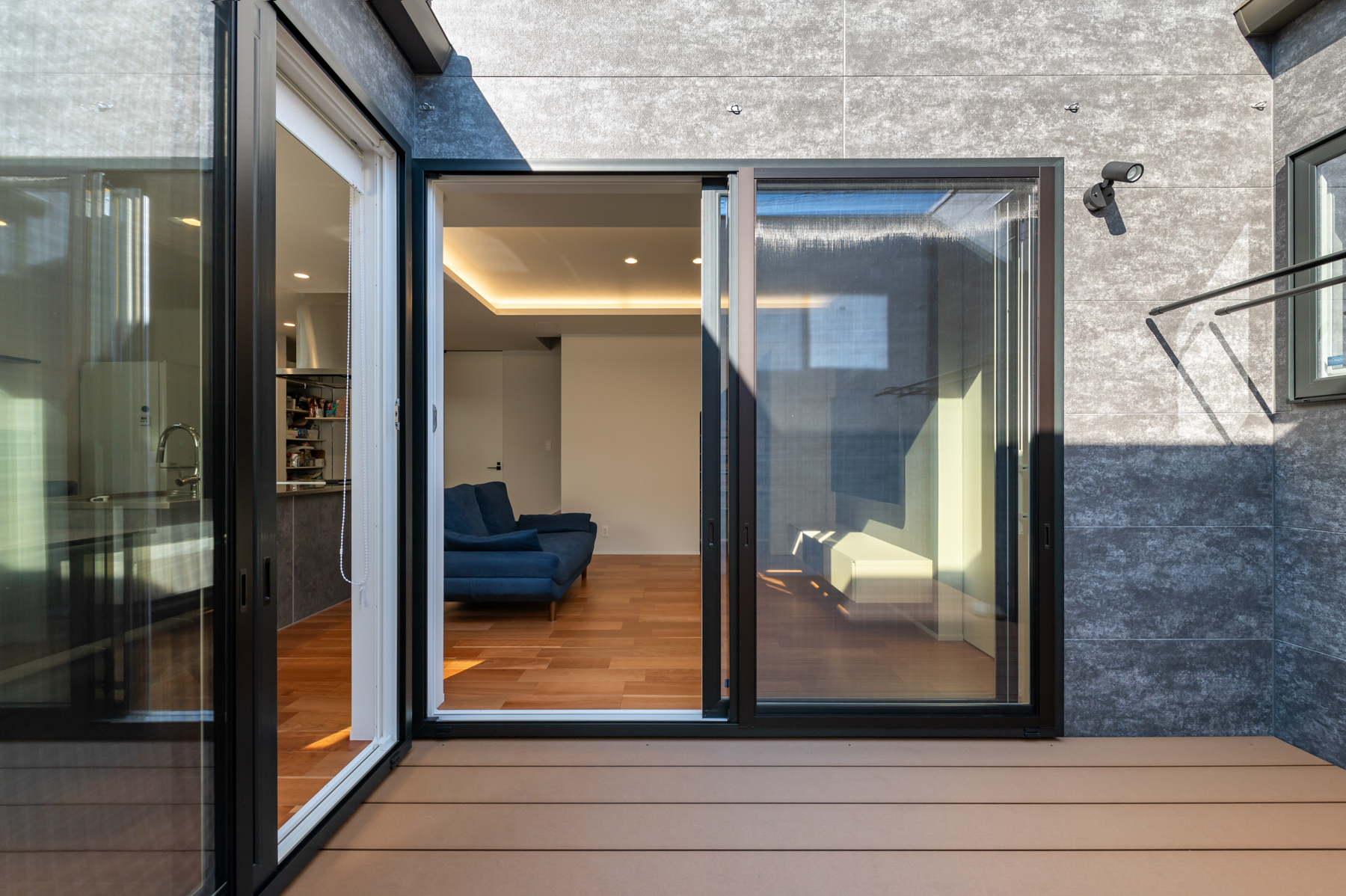 ミナモト建築工房 中庭