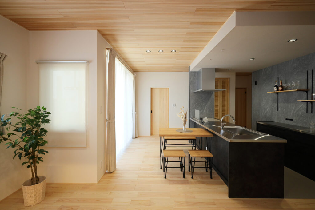 木の城いちばん リビング