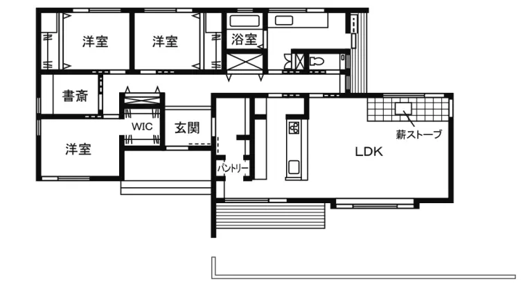 平屋の間取り 押田建設