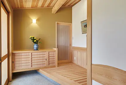 玄関 森本工務店