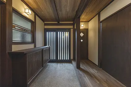 玄関 うずくぼ工房