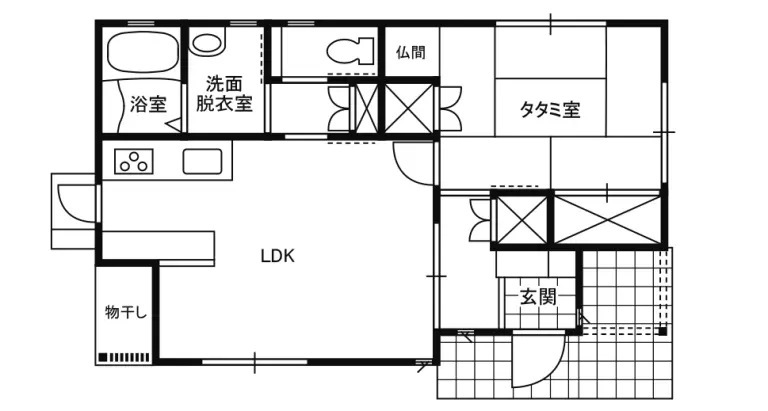 平屋の間取り 建匠