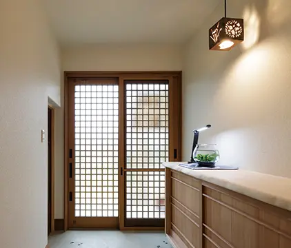 玄関土間 近藤建設興業