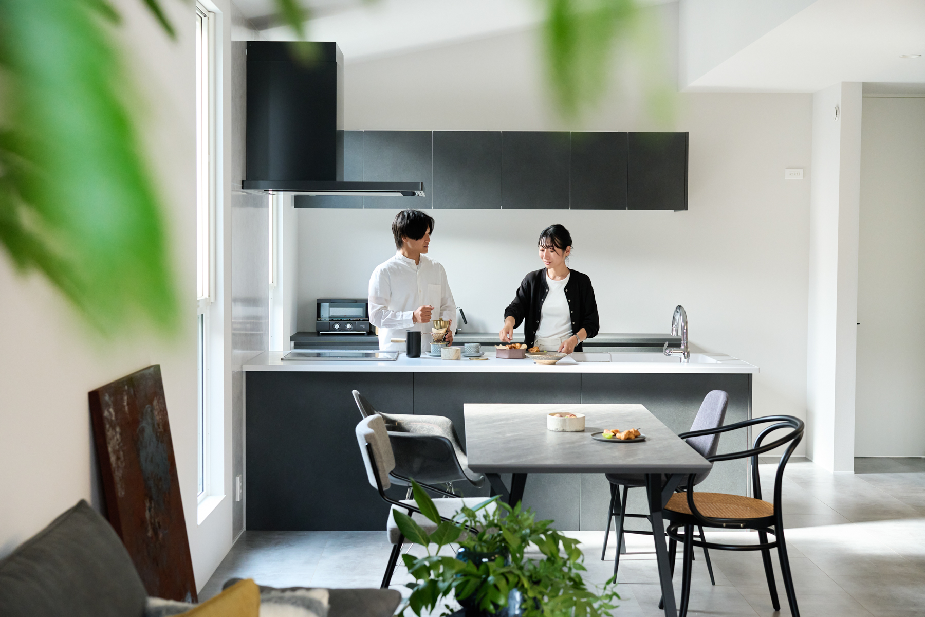 ロータリーハウス リビング